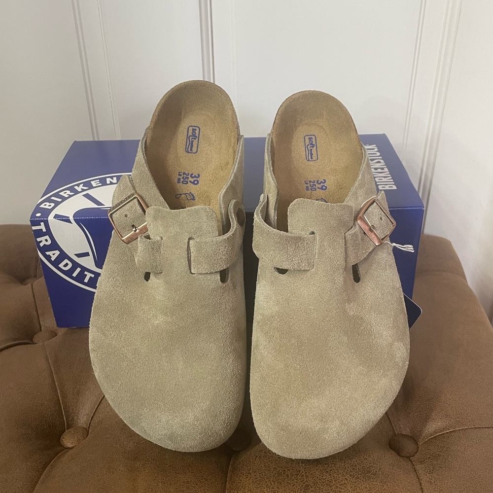 Birkenstocks Boston Soft Footbed